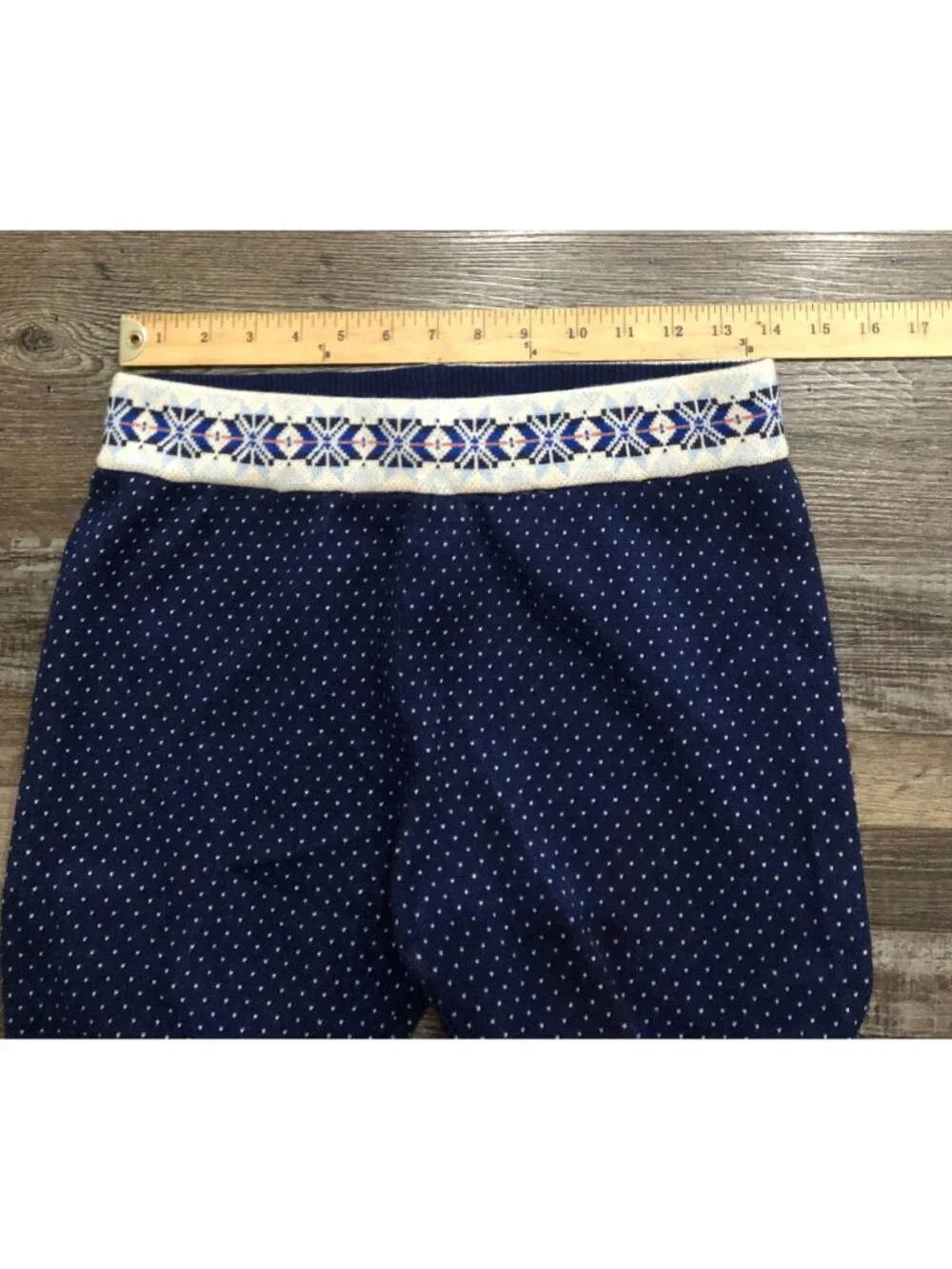 Free People x Intimately FP Falala Leggings Medium Blue Reindeer